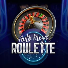 Auto Mega Roulette slot logo by Pragmatic Play at Boomzino Casino