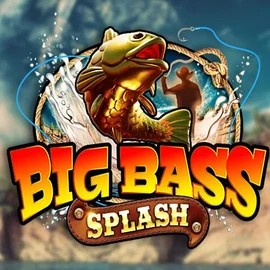 Big Bass Splash slot logo by Pragmatic Play at Boomzino Casino