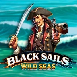 Black Sails Wild Seas online game logo by Infinity Dragon Studios on boomzino-casino.eu