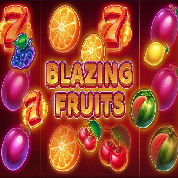 Blazing Fruits logo by Inbet Games at Boomzino Casino