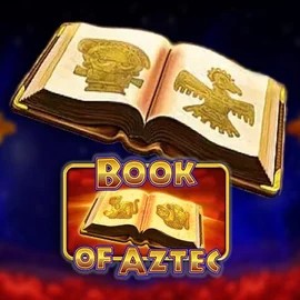 Book of Aztec logo by Amatic Industries at Boomzino Casino