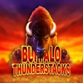 Buffalo Thunderstacks logo by Amatic Industries Boomzino Casino