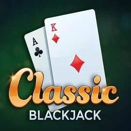 Classic Blackjack logo – Table Games by Red Tiger Gaming at Boomzino Casino