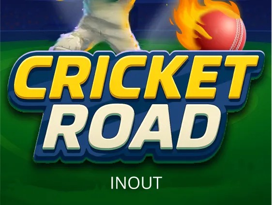 Cricket Road slot logo by InOut at Boomzino Casino