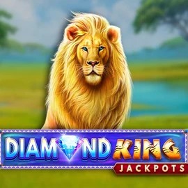 Diamond King Jackpots logo by SpinPlay Games Boomzino Casino