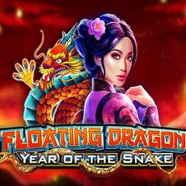 Floating Dragon Year of the Snake slot visual from Pragmatic Play available on boomzino-casino.eu