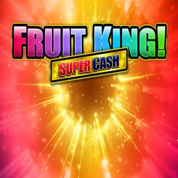 Fruit King Super Cash slot logo by Greentube at Boomzino Casino