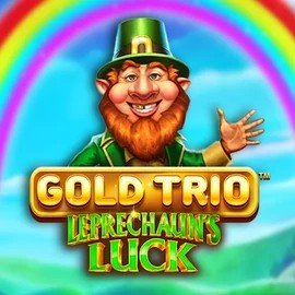 Gold Trio Leprechaun's Luck slot visual from Playtech available on boomzino-casino.eu
