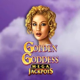 Official Jackpots logo: Golden Goddess Megajackpots by IGT at Boomzino Casino