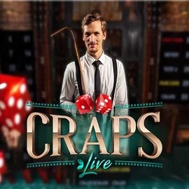 Live Craps game by Evolution – logo hosted on Boomzino Casino