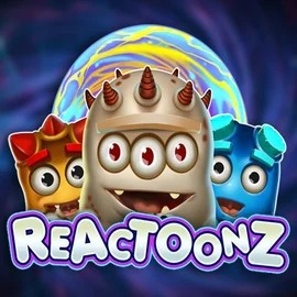 Reactoonz game by Play'n GO – logo hosted on Boomzino Casino