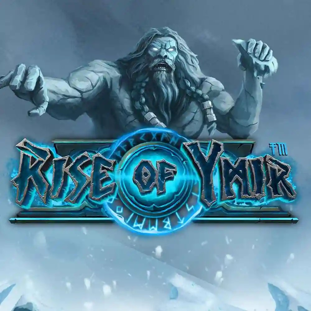 Rise of Ymir game by Hacksaw Gaming – logo hosted on Boomzino Casino