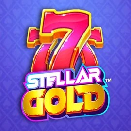 Stellar Gold logo by Snowborn Games at Boomzino Casino