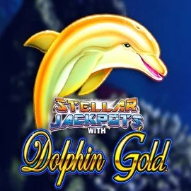 Play the Dolphin Gold with Stellar Jackpots slot by Lightning Box Game on Boomzino Casino