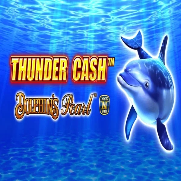 Thunder Cash Dolphins Pearl logo by Novomatic Boomzino Casino