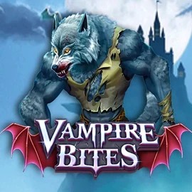 Vampire Bites slot logo by Amusnet Interactive at Boomzino Casino