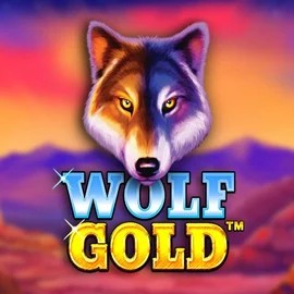 Official Slots logo: Wolf Gold by Pragmatic Play at Boomzino Casino