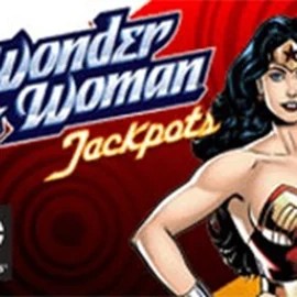 Official Jackpots logo: Wonder Woman Jackpots by Amaya at Boomzino Casino